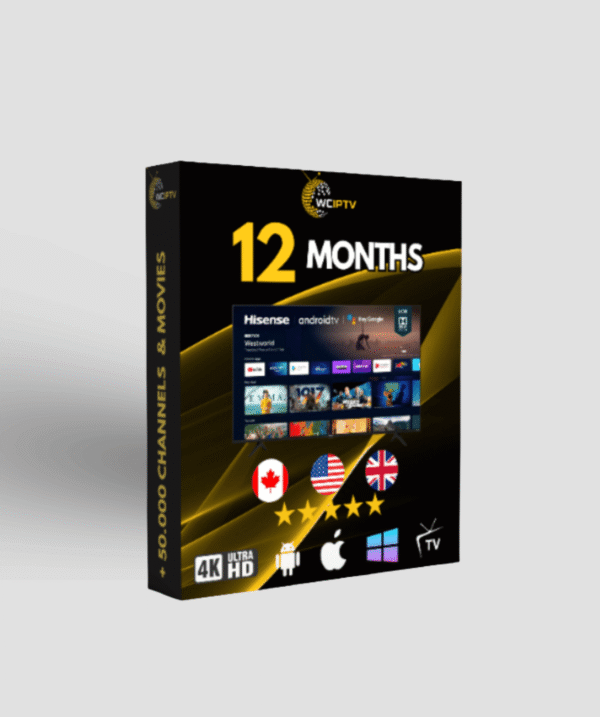 1 Year IPTV Subscription + 2 Months Free - World Cup IPTV Channels