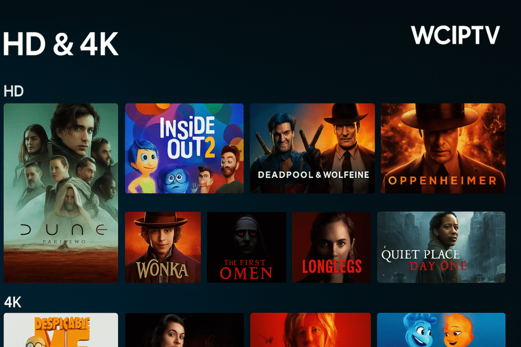 New Movies to Stream 2025 Watch the Latest Blockbusters in HD & 4K on WCIPTV