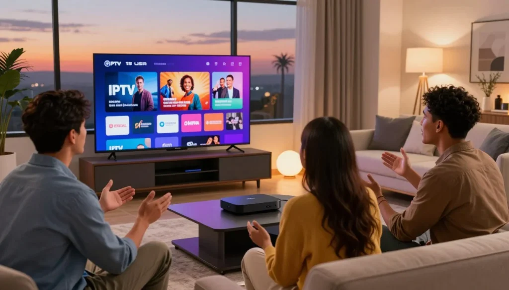 User browsing channels smoothly on IPTV]