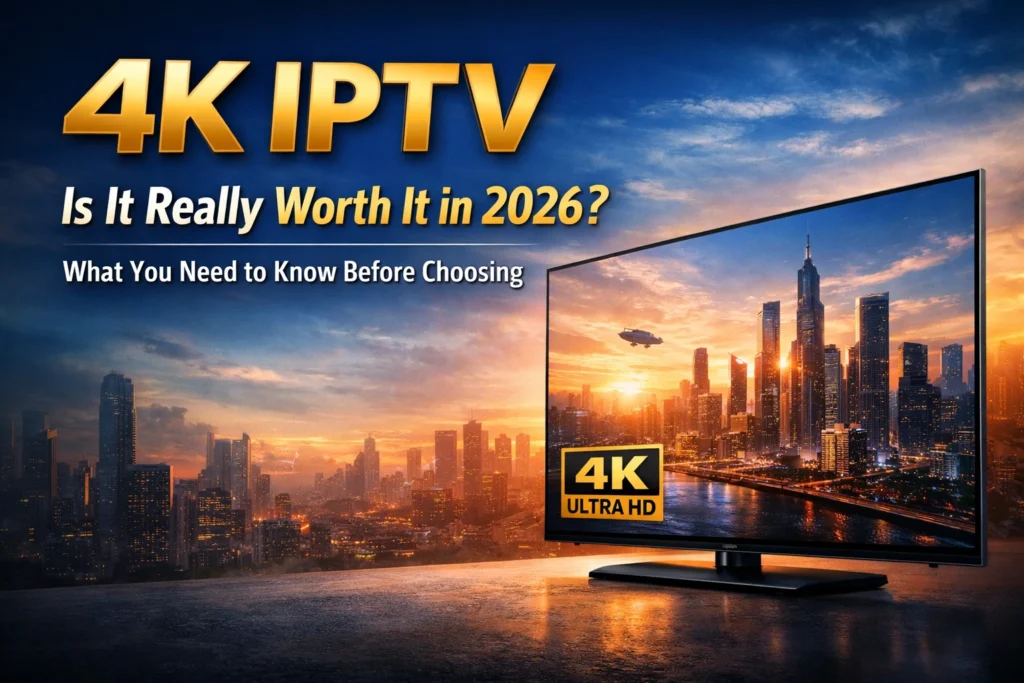 4K IPTV: Is It Really Worth It in 2026? What You Need to Know Before Choosing