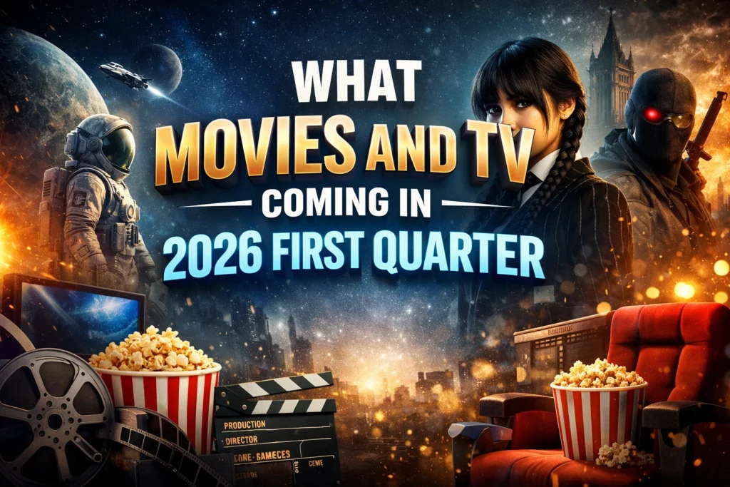 What Movies and TV Coming in 2026 First Quarter