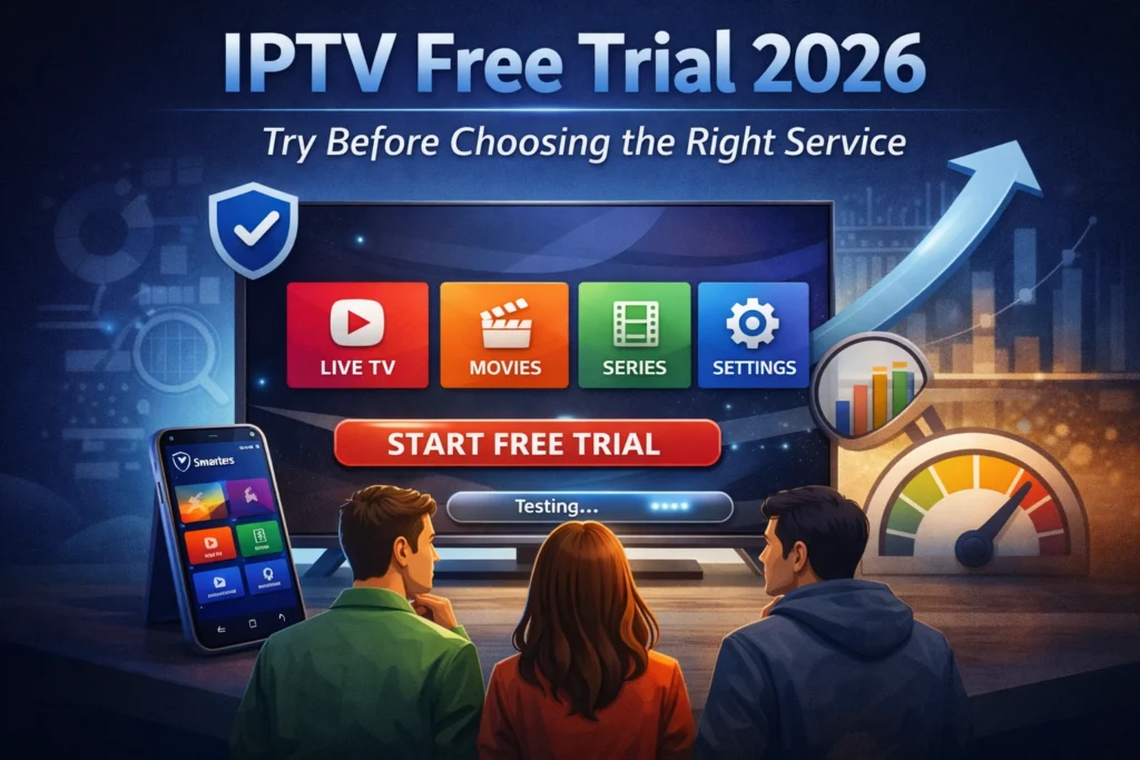 IPTV Free Trial 2026 – Try Before Choosing the Right Service