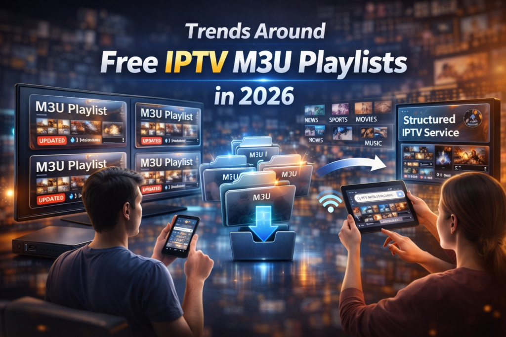 Trends Around Free IPTV M3U Playlists in 2026
