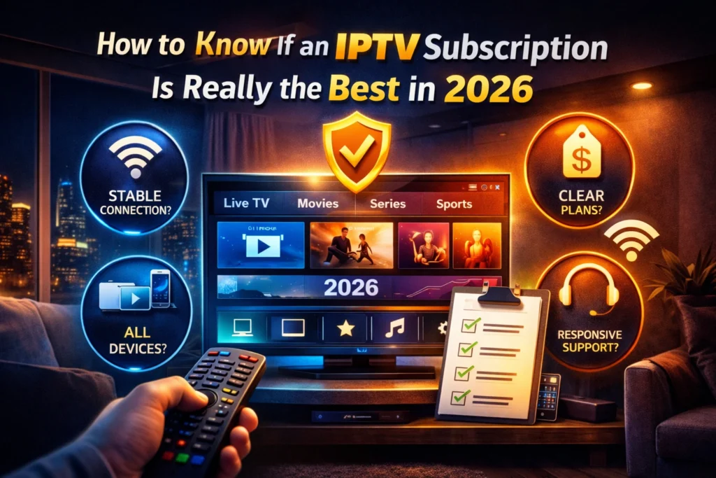How to Know If an IPTV Subscription Is Really the Best in 2026